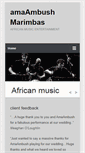 Mobile Screenshot of marimbas.co.za